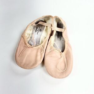 ABT leather ballet slippers pink 1